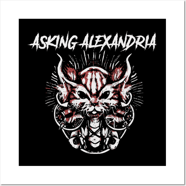 asking alexandria dark fox Wall Art by low spirit